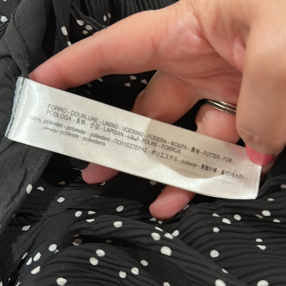 Zara Black and White Polka Dot Skort - Picture 15 of 15